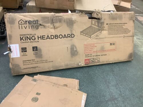 Monticello King Headboard  - Lot 163