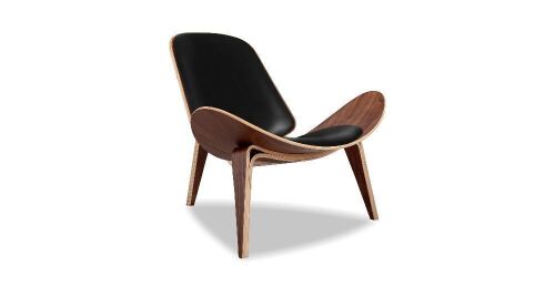 Mid Century Hans Wegner Shell Chair  - Lot 21
