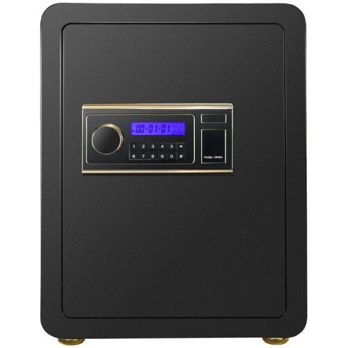 2.0 Cubic Feet Security Safe with LCD Digital Screen Programmable Keypad, Biometric Fingerprint - Lot 113