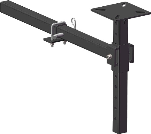 Durable Hitch Mount Vise Plate/ Holder with Anti Rattle Device - Lot 8190