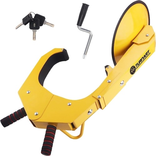 TURNART Wheel Lock Clamp Adjustable Anti-Theft Lock - Lot 8195