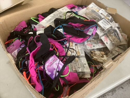Case of Comfort Fit Head Wraps and Salon Clips - Dirty  - Lot 118
