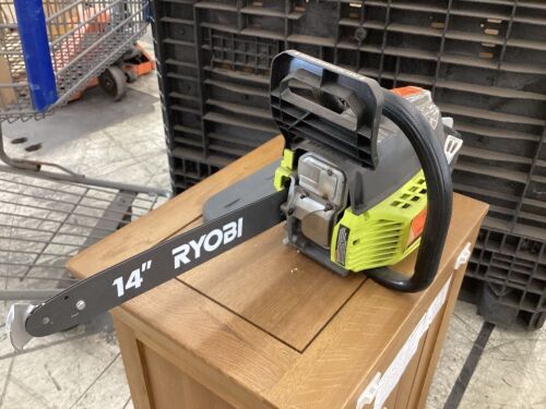 RYOBI 14 in. 37cc 2-Cycle Gas Chainsaw - Lot 460