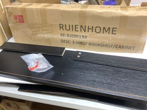 Rueinhome 2 Tier 4 Open Shelf Cabinet  - Lot 256