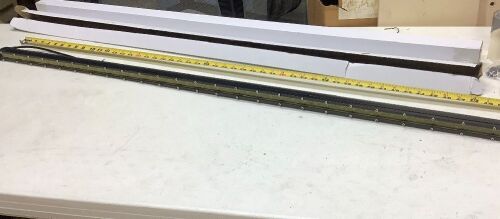 Lot of (2) 50" Single Row Yellow Slim Light Bar  - Lot 302