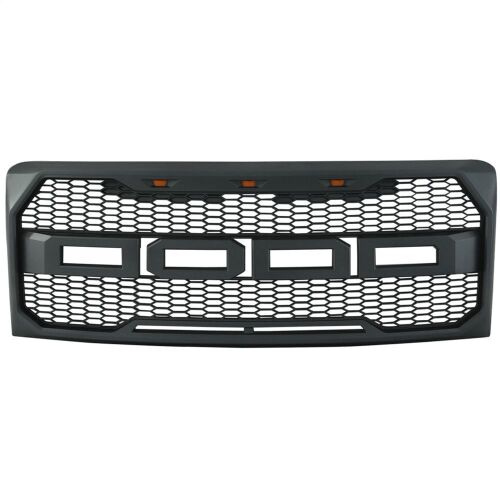 Raptor Style Grille for 2009-2014 Ford F150, Flat Black  - Lot 288