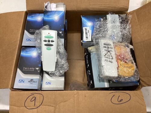 Lot of Fan Lamp Remote Controls - Lot 627
