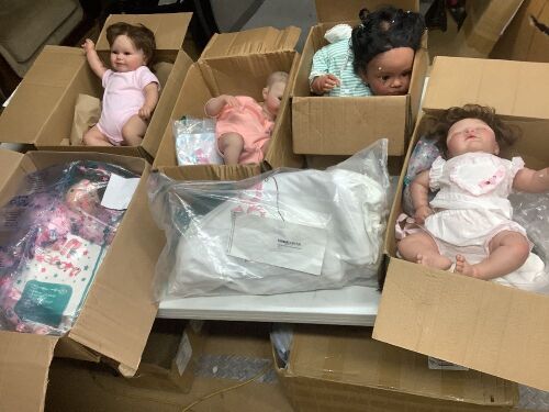 Lot of Mixed Condition Baby Dolls  - Lot 464