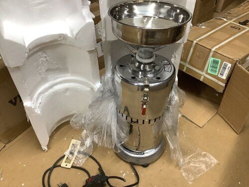 Electric Grain Grinder Peanut Butter Maker - Cord is Cut  - Lot 432