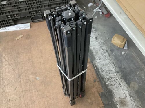 One-Person Setup Instant Pop Up Canopy Frame 10' x 10' - No Canopy or Stakes - Lot 225