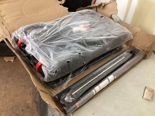 Kids Height-Adjustable Basketball Hoop, Portable Backboard System w/ Wheels  - Lot 686