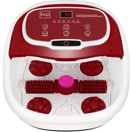 Automatic Heated Shiatsu Massage Foot Bath Spa w/ Pumice Stone  - Lot 656