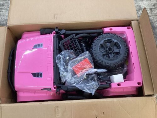 12V Kids Ride-On Truck Car w/ Parent Remote Control, Spring Suspension  - Lot 504