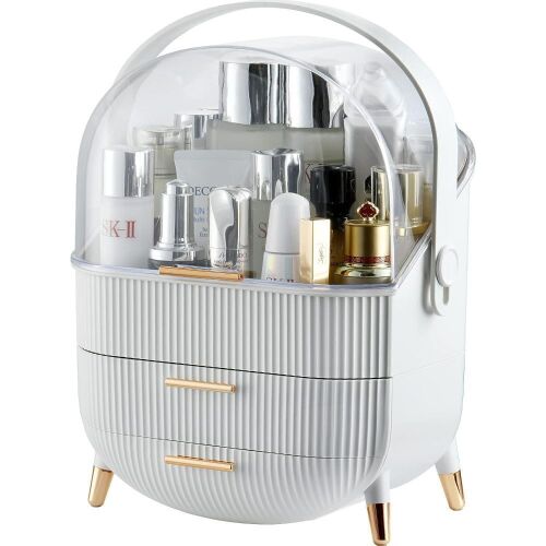 CANITORON Makeup Storage Organizer Display Case - Lot 142