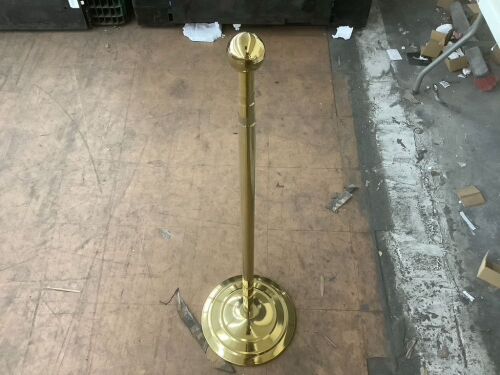 Indoor Telescoping Flag Pole with Base, 3.6-8.5'  - Lot 150