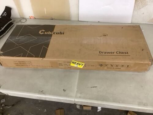 CubiCubi Storage Dresser  - Lot 307
