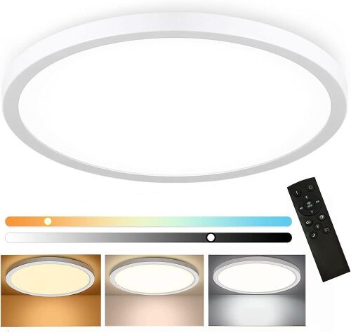 20" LED Flush Mount Ceiling Light 48W  - Lot 620