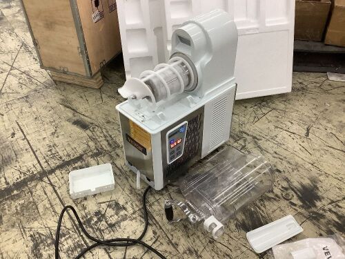 VEVOR Commercial Slushy Machine, 3L Single Bowl, 330W - Gets Cold & Turns, Not Tested Further  - Lot 50