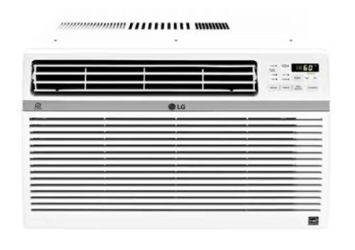 LG 8,000 BTU 115-Volt Window Air Conditioner, Cools 350 Sq. Ft. with ENERGY STAR and Remote, Wi-Fi Enabled - Lot 30