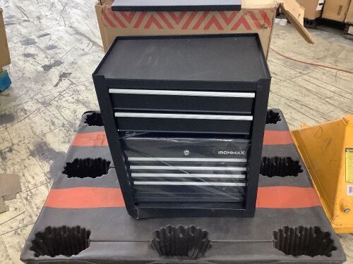 Rolling Storage Chest Garage Toolbox - Bottom Cabinet Damaged - Lot 337