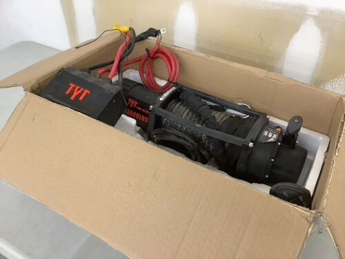 TYT T1 Series Winch 13000 lb. Advanced Load Capacity Electric Winch,12V Waterproof - Lot 94