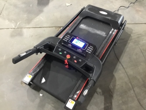 Folding Treadmill w/ Manual Incline, Shock Absorbent Running Deck -Missing Some Hardware- - Lot 573
