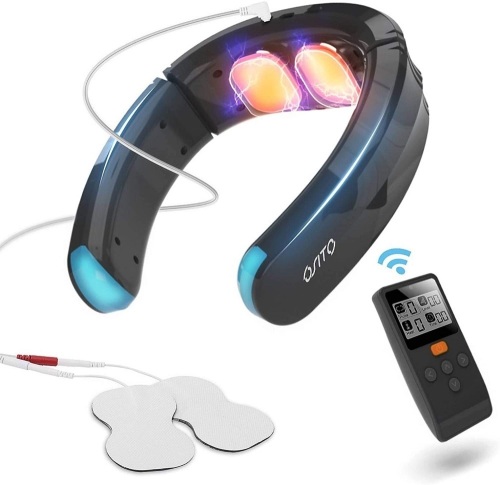 Neck Massager with Heat for Pain Relief. Intelligent Neck Massage with 9 Modes, 50 Levels - Lot 1049
