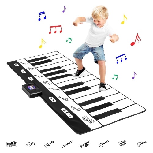 71in Giant Heavy Duty Vinyl 24-Key Piano Keyboard Playmat - Lot 1034