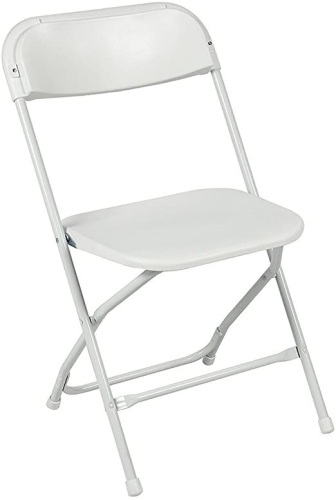 Set of 5 Indoor Outdoor Portable Stackable Lightweight Plastic Folding Chairs - Lot 562