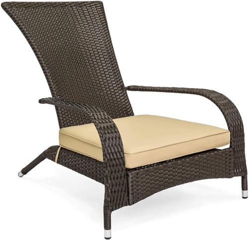 Wicker Adirondack Patio Chair   - Lot 56