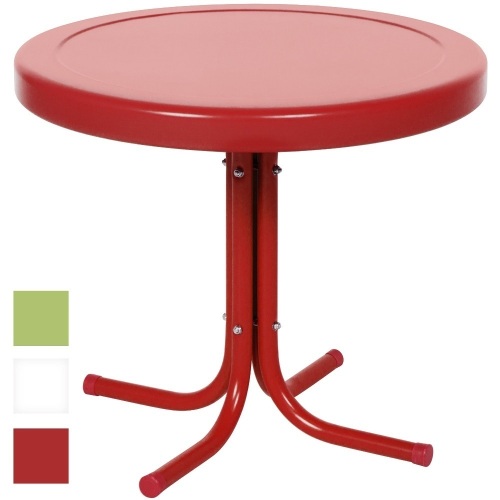 22in Modern Metal Side Table - Lot 795