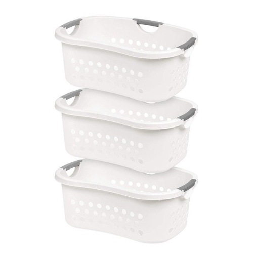 IRIS USA Comfort Carry Laundry Basket, 3 Pack - Lot 357