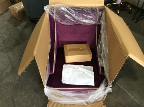 Purple Arm Chair  - Lot 189