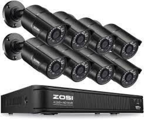ZOSI 8CH Security Camera System with 8 Bullet Cameras - New - Lot 104