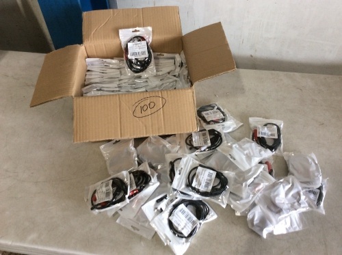 Lot of (100) High Sensitive Audio Pickup Microphone for CCTV Security Cameras, 2 Pc - Lot 128