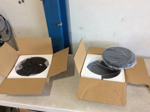 Lot of (2) Weighted Stanchion Bases - New - Lot 1165