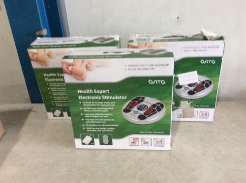 Lot of (3) Electronic Muscle Stimulator for Foot Circulation  - Lot 169