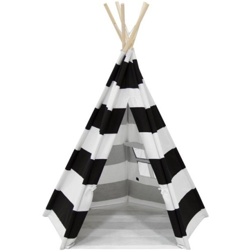 Kids 6ft Pentagon Shaped Cotton Canvas Play Tent w/ Carrying Bag - Lot 268