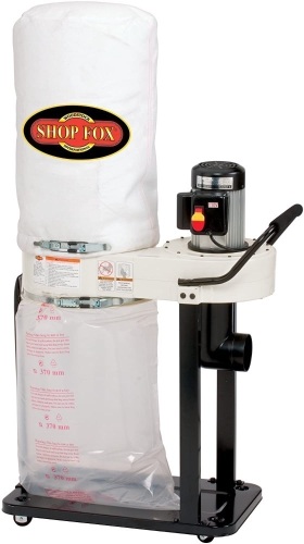 SHOP FOX W1727 1 HP Dust Collector  - Lot 85