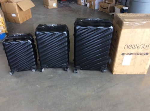 Newtour 3 Piece Hardshell Spinner Luggage  - Lot 102