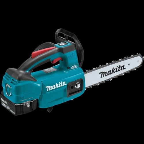 Makita XCU06T 18V LXT Lithium-Ion Brushless Cordless 10 Inch Top Handle Chain Saw Kit  - Lot 67