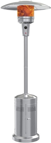 Gas Patio Heater with Wheels 48,000 BTU   - Lot 60