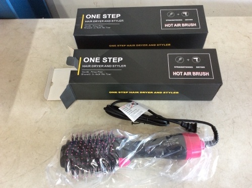 Lot of (2) One Step Hair Dryer and Styler Blower Brush - Lot 364