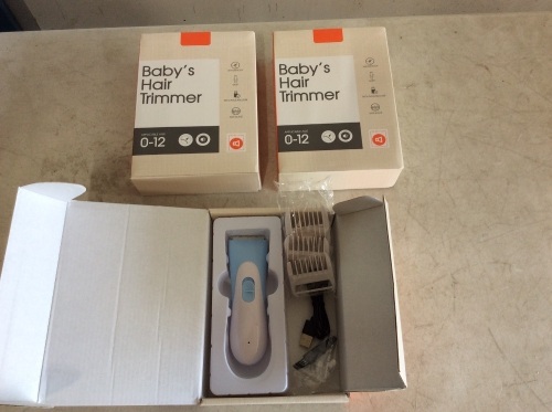 Lot of (3) Electric Baby's Hair Trimmers - Lot 1368