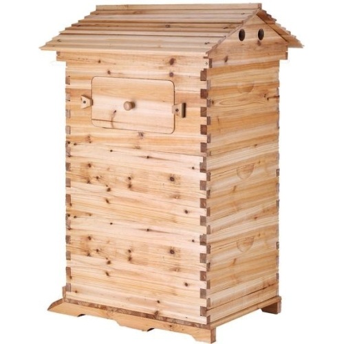 Wooden Bee Hive 3 Layers For 7 Auto Run Honey Frame - Lot 141