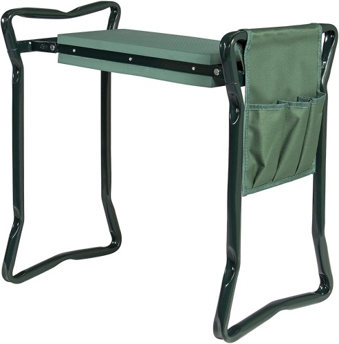 Foldable Garden Kneeler and Seat With Bonus Tool Pouch  - Lot 1091