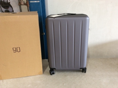NINETYGO 24" Grey Hardside Carry On Luggage with Spinner Wheels - Lot 1391