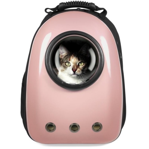 Pet Carrier Space Capsule Backpack, Bubble Window Traveler for Cats, Dogs, Small Animals - Lot 1168
