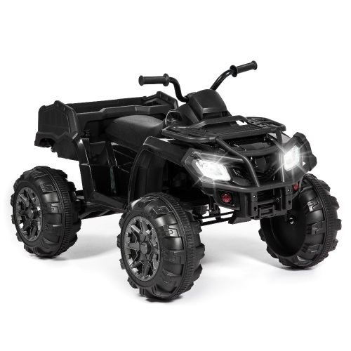 12V Powered ATV Quad 4-Wheel Ride On Car w/ 2 Speeds, Spring Suspension, MP3, Storage  - Lot 29