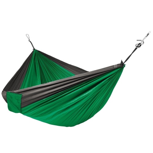 Lot of (2) Portable Nylon Parachute Hammock w/ Attached Stuff Sack  - Lot 886